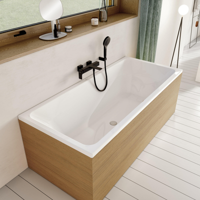 Villeroy & Boch Universal Showers Handdouchehouder - voor wandmontage Hoekig - mat zwart