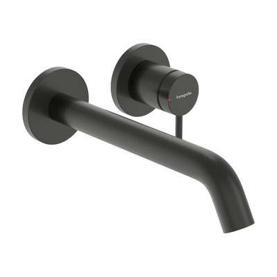 Hansgrohe Tecturis S wastafelkraan - inbouw - brushed black chrome (zwart)