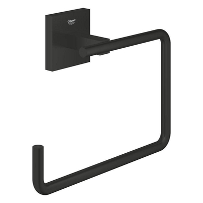 Grohe Start Cube QuickFix Handdoekring - 18.8cm - vierkant - matte black (mat zwart)