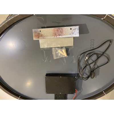 Best Design Divo miroir ovale 60x80cm incluant éclairage LED avec interrupteur à écran tactile