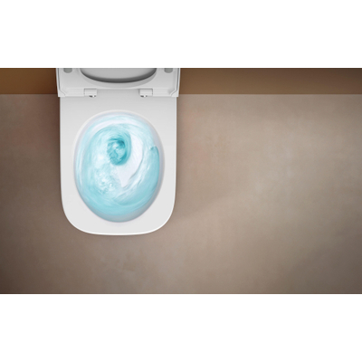 Geberit iCon hangtoilet - 35.5x53x33.5cm - rimless - met softclose zitting - wit glans