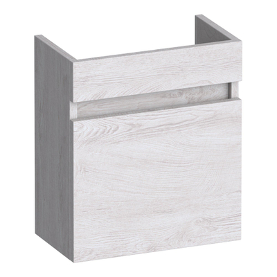 BRAUER Joy meuble sous-lavabo pour lave-mains - 40x45x22cm - 1 porte - sans poignée - ouvrant à droite - Forest Seashell