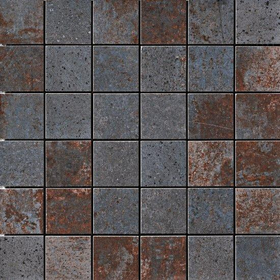 Ceralto Inlay R11 Carreau mosaïque - 30x30cm - 10.0mm - Nero