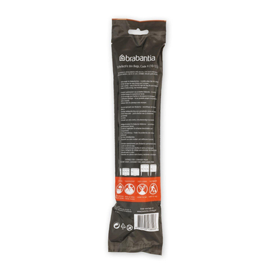 Brabantia PerfectFit Sac poubelle - fermeture à tirette - code X - 10-12 litres - 10 pièces/rouleau