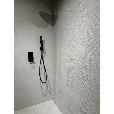 ÉCHANTILLON Terravito Melora carreau mural et de sol - 60x60cm - rectifié - effet béton - Pearl mat (gris)