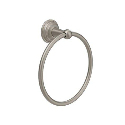 Crosswater Belgravia Anneau porte-serviette - Nickel brossé (Inox)
