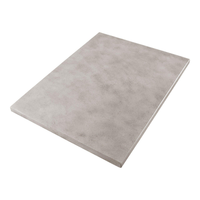 BRAUER Concrete Wastafelblad - 60x46x3cm - zonder kraangat - gecoat beton grijs gemêleerd