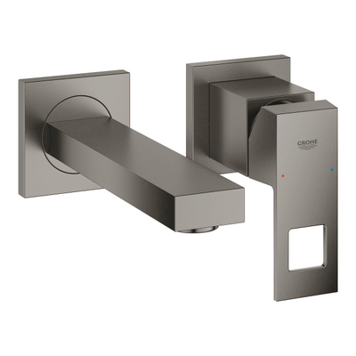 GROHE Eurocube élément de finition pour robinet mural encastré avec bec 17,2 cm graphite brossé hard