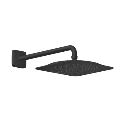 AXOR Citterio C douche de tête - 27x27cm - avec bras de douche - ecosmart+ - noir mat