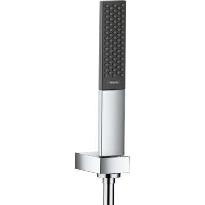 Hansgrohe RainFinity Badset - met PowderRain - 100 - 1jet staaf - handdouche - met wandhouder - met doucheslang - 160cm - hoogglans chroom