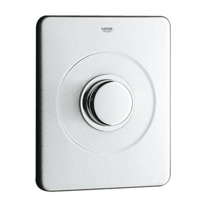 GROHE Plaque de commande WC commande à bouton-poussoir pour chasse directe inox