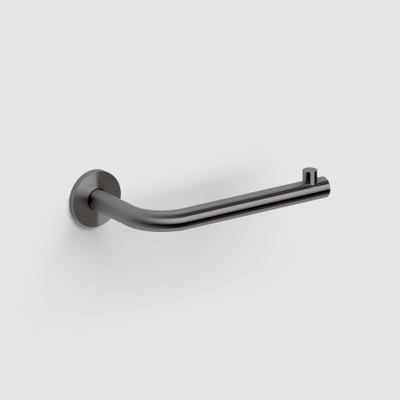 Clou Kaldur porte-rouleau de papier toilette forme L gunmetal brossé PVD