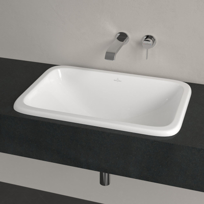 Villeroy & Boch Loop & Friends lavabo à encastrer avec trop-plein 67x45cm Ceramic+ Blanc