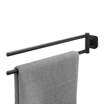 Tiger Carv Porte-serviettes 2 bras Noir