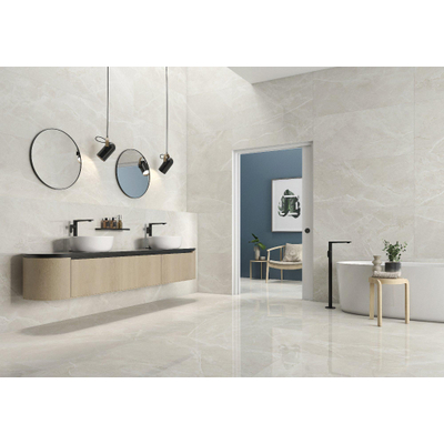 SAMPLE Terravito Gizino Keramische vloer & wand - 120x120cm - 10.2mm - gerectificeerd - Wit