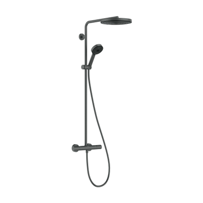 Hansgrohe Pulsify S Puro Showerpipe 260 1j opbouwthrm en handdouche3j, Brushed Black Chrome
