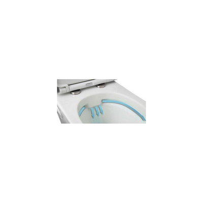 GO by Van Marcke Tina PACK staand toilet zonder spoelrand met reservoir met Geberit spoelmechanisme met dunne softclose en takeoff zitting wit SHOWROOMMODEL