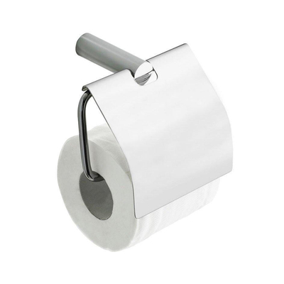 Wiesbaden Ida porte-rouleau de papier toilette avec couvercle chrome