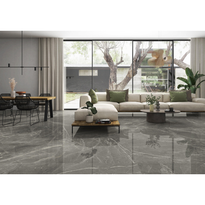 SAMPLE Terravito Gizino Keramische vloer & wand - 60x120cm - 10.5mm - gerectificeerd - Grijs