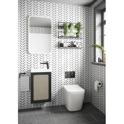 Miroir Crosswater Svelte 50x80cm avec éclairage LED tout autour