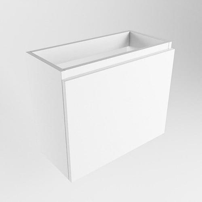 Mondiaz OLAN meuble de lavabo pour WC - 60x30x40cm - 1 tiroir - softclose - Talc
