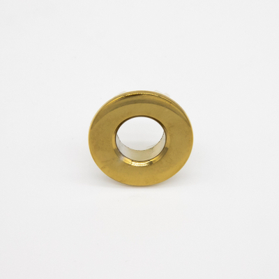 Fortifura Calvi luxe overloopring - 3cm - geschikt voor wastafels - Geborsteld Messing PVD (Goud)