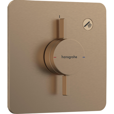 Hansgrohe Duoturn Q Mitigeur encastré pour 1 fonction bronze brossé