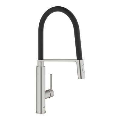 GROHE Feel Robinet de cuisine avec mousseur extractible acier