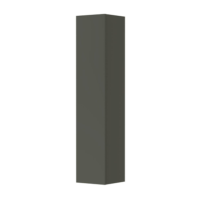 INK Badkamerkast - 36x37x169cm - 1 deur - greeploos of tbv grepen - MDF lak - mat beton groen