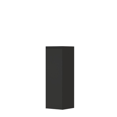 INK Half Hoge Kast - 35x35x106cm - 1 deur - greeploos - MDF lak - mat antraciet