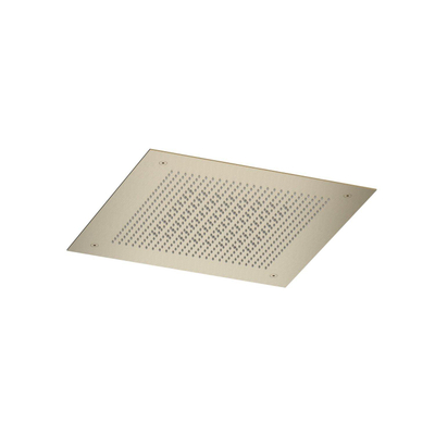 Hotbath Ace Douche de tête - encastrée - carrée - 38x38cm - PVD - Laiton brossé (or)