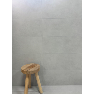 ÉCHANTILLON Terravito Evarno carrelage murale - 30x75cm - rectifié - Plomb mat (gris)