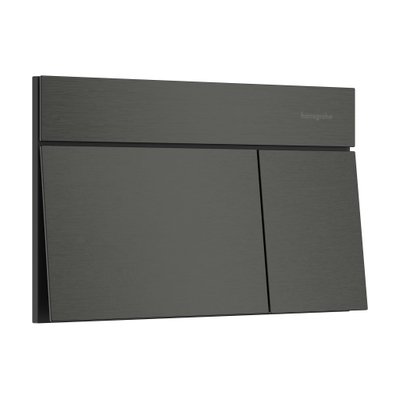 Hansgrohe iFrame Element E plaque de commande pour double chasse Brushed Black Chrome