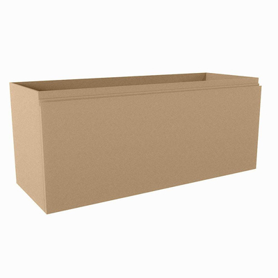 Mondiaz FLOTT Meuble sous vasque - 120x45x50cm - 2 tiroirs - softclose - 1 découpe droite - Oro