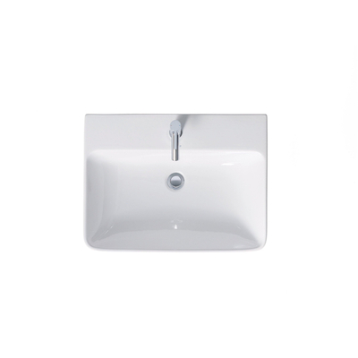 Duravit Me by starck lavabo 65x49 cm. 1x trou de robinet avec trop-plein blanc