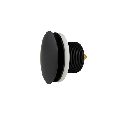 Zeza bad afvoerplug compleet - met bovenzijde - mat zwart