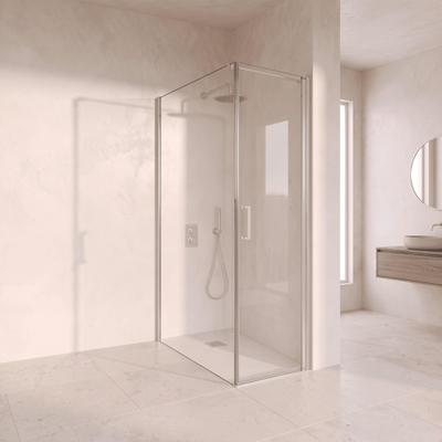 Fortifura Galeria Douchecabine - 60x120x200cm - profiel veiligheidsglas - antikalk - chroom