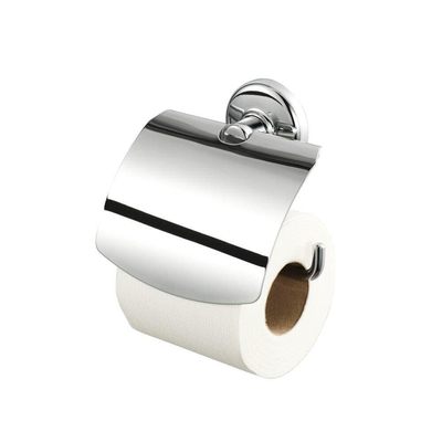 Geesa Hotel Toiletrolhouder met klep Chroom