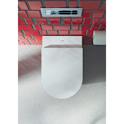 Duravit ME by Starck WC-zitting 45.8x37.4x5.6cm met softclose met quickrelease Kunststof wit Glanzend TWEEDEKANS