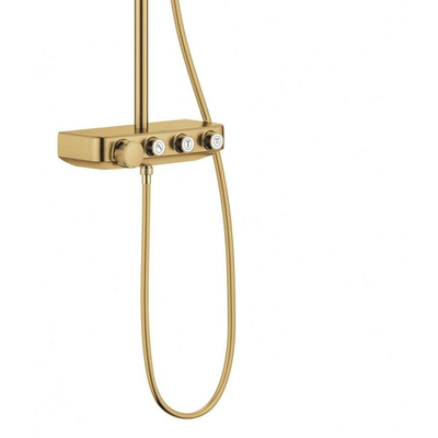 Grohe Euphoria SmartControl Regendoucheset Opbouw - hoofddouche 31cm - hannddouche rond - brushed cool sunrise (goud)