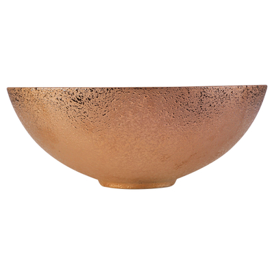 Differnz BRIGHT Vasque à poser - 36x14cm - émaillé - cuivre