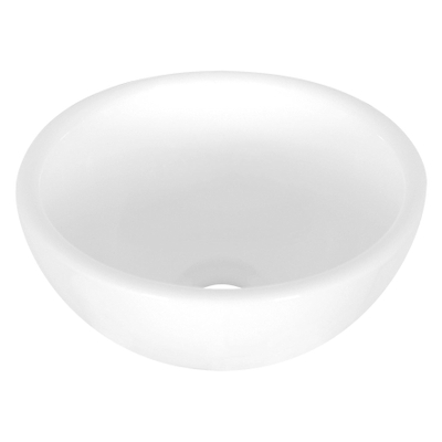 Differnz Ruz Vasque à poser Dia 25X11.5Cm Céramique blanc