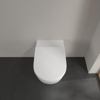 Villeroy & Boch Subway 3.0 Staand closet - 70x37x40cm twistflush CeramicPlus - Stone White (mat wit)