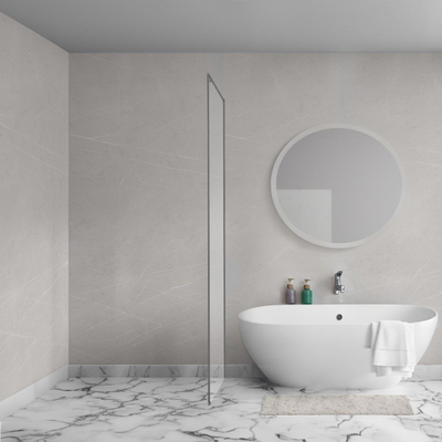 Aqua Vista Oria Cuadra paroi latérale - 110x200cm - avec kit de montage - pour cabine de douche - Gunmetal