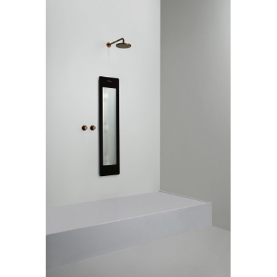 Sunshower Round Medium One infrarouge encastrable 140x33x10cm Noir