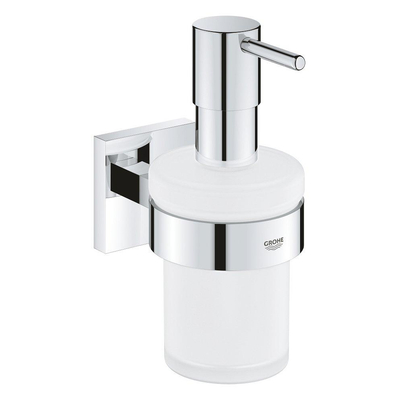 Distributeur de savon Grohe Start Cube - avec support - 160ml - chrome