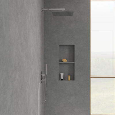 Villeroy & Boch Universal Showers regendouche - 35x35cm hoekig - hoogglans chroom