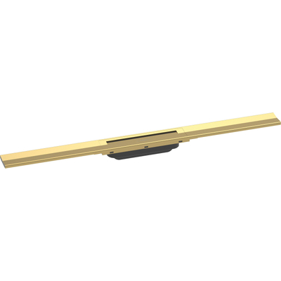 Hansgrohe RainDrain Flex Caniveau de douche - 80cm - raccourcissable - polished gold optic
