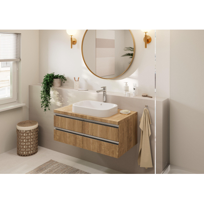 Hansgrohe Vernis Blend wastafelkraan - 190 highriser - zonder waste - hoogglans chroom