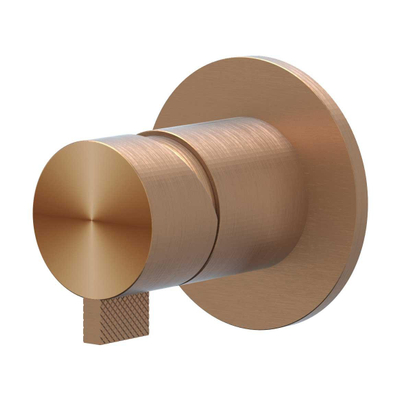 IVY Tribe mitigeur de douche encastré - monotrou - inclus partie encastrée - RVS316 - cuivre brossé mat PVD